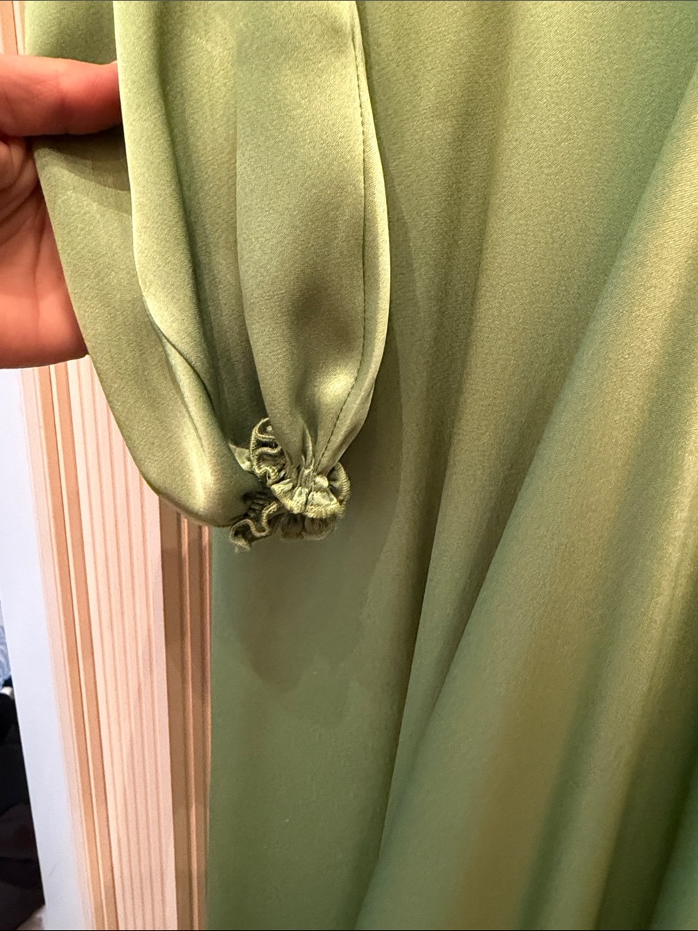 Jenny Packman Merida Beaded Satin Gown - Picture 9 of 16